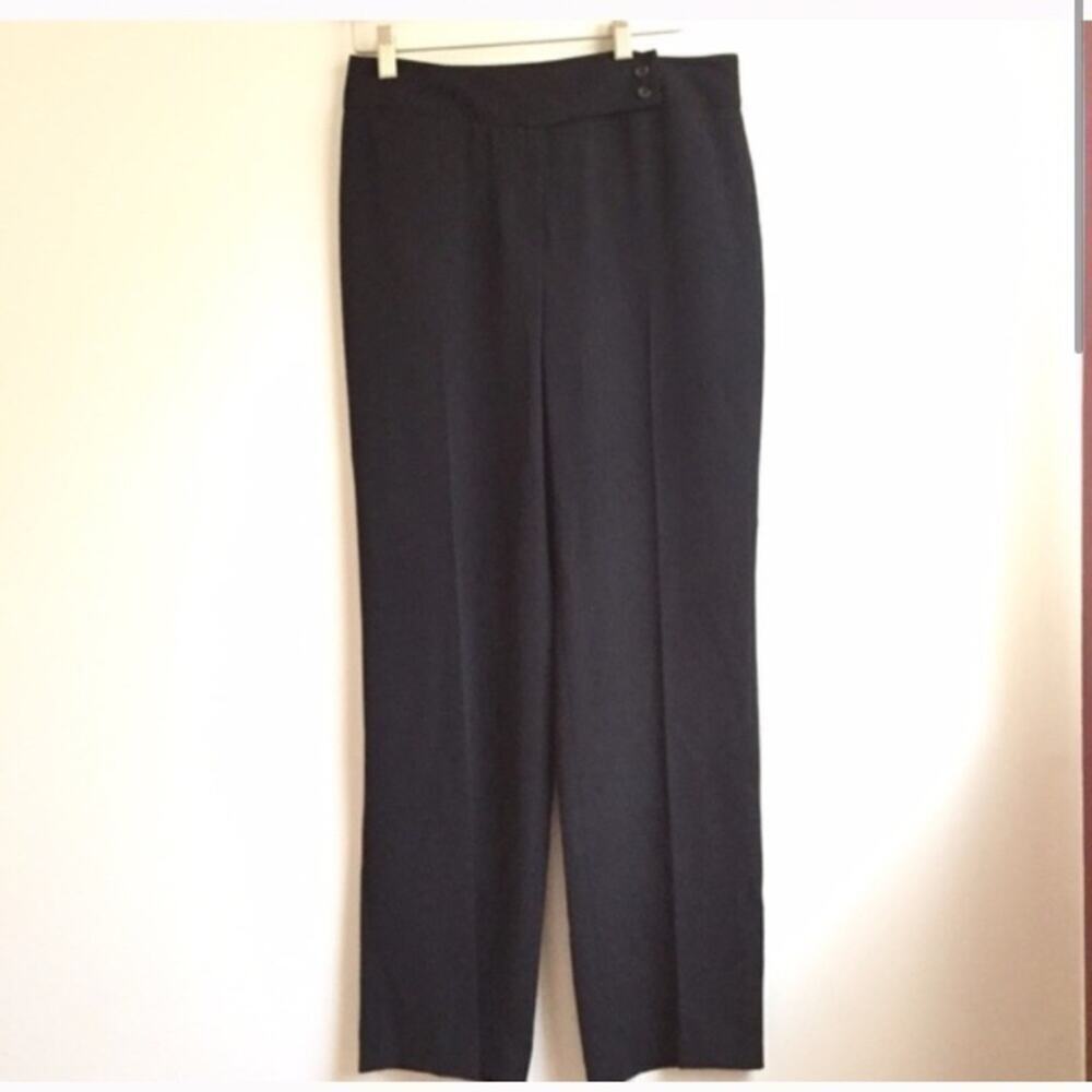 Women's Black Straight Leg Wark Pants sz 6 Style & Co. Black Straight Leg Pants